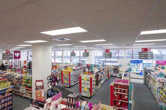 interior of a CVS store, which annouced that it will cease selling tobacco products later this year