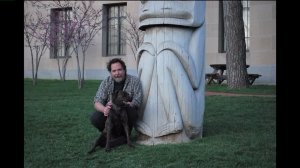 Goodrich and his dog, Sophia
