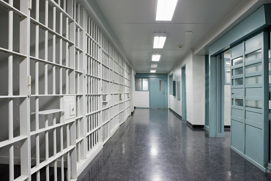 FILE Photo: Generic jail/prison corridor via Getty