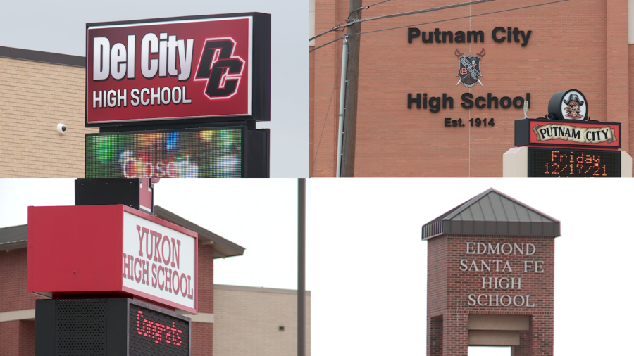 Putnam City School District, Yukon School District, Mid-Del School District, and Edmond Public Schools