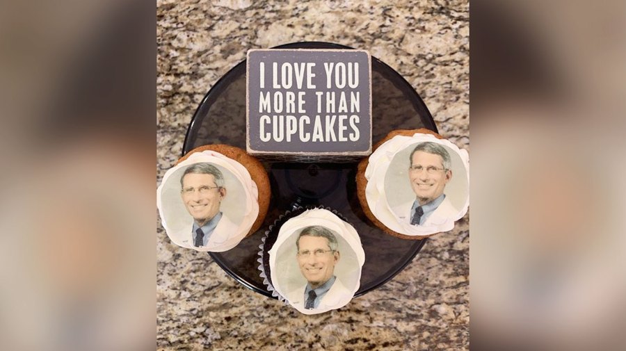 Dr. Fauci cupcakes