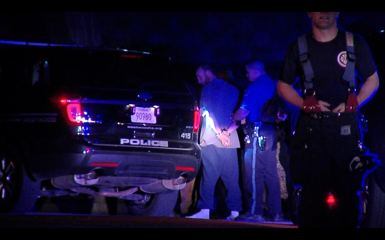 A man was arrested the night of February 1 after police say he assaulted a woman walking out of a Mission Hy-Vee. (Photo: Matt Hensley/WDAF-TV)